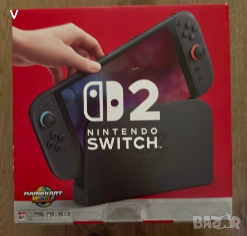 Чисто нов комплект Nintendo switch 2 + игра Mario kart world.