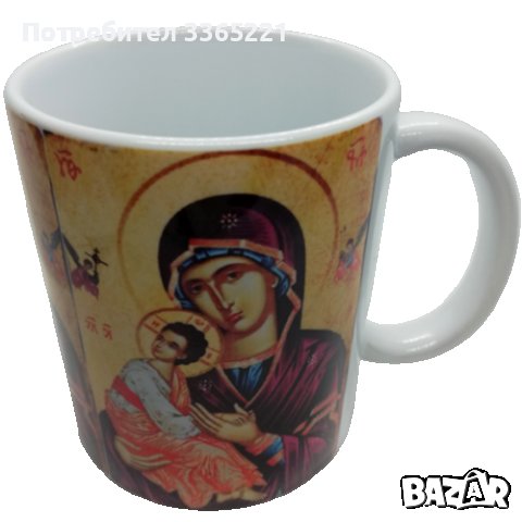 Чаша Богородица, снимка 1 - Подаръци за имен ден - 37958945