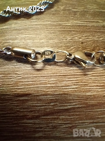 Нова сребърна верижка 925 проба, 10,35 г, снимка 2 - Колиета, медальони, синджири - 53313004