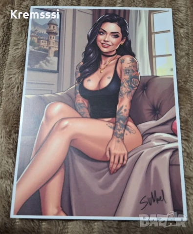 Еротична пощенска картичка/секси момиче, снимка 1