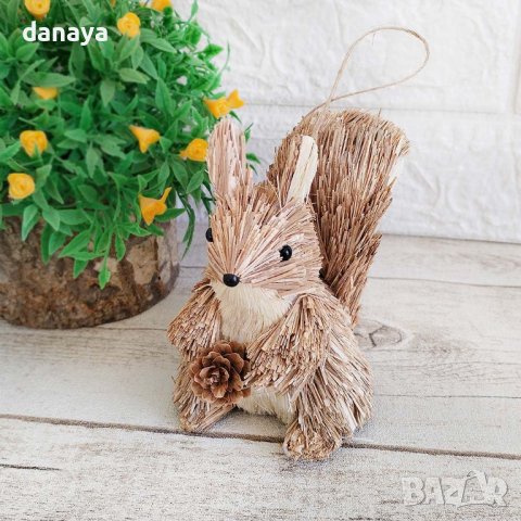 4406 Малка декоративна фигура Катеричка, 11 см, снимка 4 - Декорация за дома - 44159267