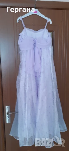 Шаферска рокля за 10-12 г., снимка 5 - Детски рокли и поли - 51320062