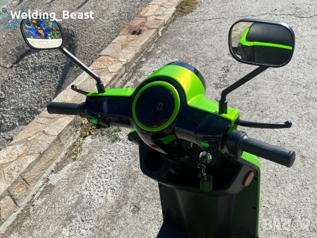  Електрическа Триколка Famozna-LUX 1500W/60V/20Ah - Зелена , снимка 5 - Мотоциклети и мототехника - 42242957