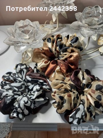 Скрънчи за коса, снимка 13 - Аксесоари за коса - 33794925