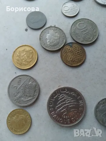 двайсетина чуждестранни монети, снимка 5 - Нумизматика и бонистика - 48837076