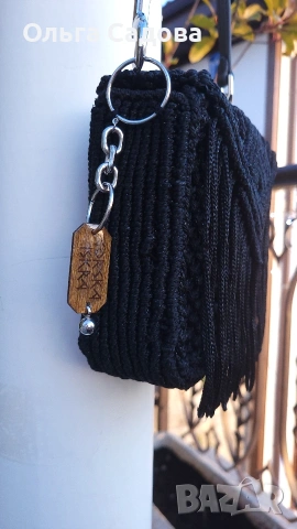 Midnight Star – ръчно изработена кроссбоди чанта , снимка 3 - Чанти - 53355803