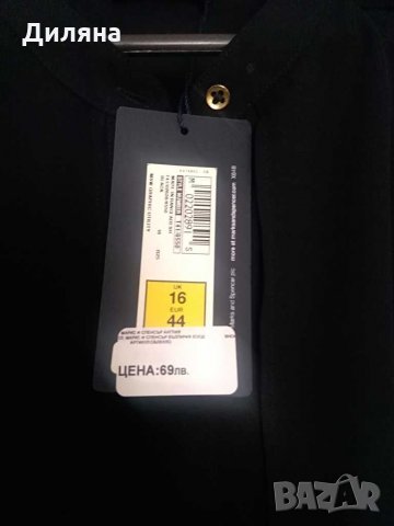 Черна дамска риза, снимка 2 - Ризи - 30037640