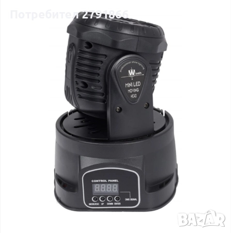 Флаш LED движеща се глава парти проектор 7x10w rgbw, снимка 9 - Ресийвъри, усилватели, смесителни пултове - 52344878