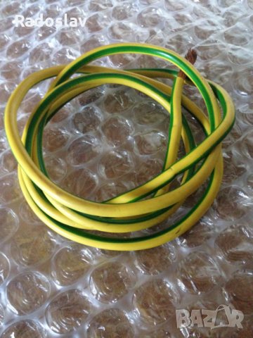 Кабел 1х 16 мм жълто зелен , снимка 2 - Други - 29158879