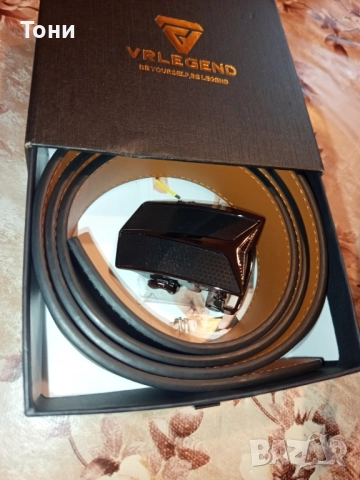 VRLEGEND ORIGINAL Нов Мъжки Автоматичен Кожен Колан с Кутия 130см., снимка 15 - Колани - 52306427