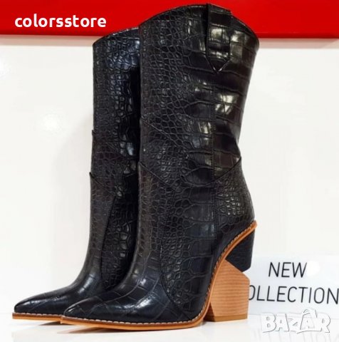 Боти на ток - черен крок - CB95