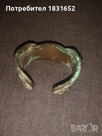 Стара гривна - рогатка, снимка 6 - Антикварни и старинни предмети - 52416895