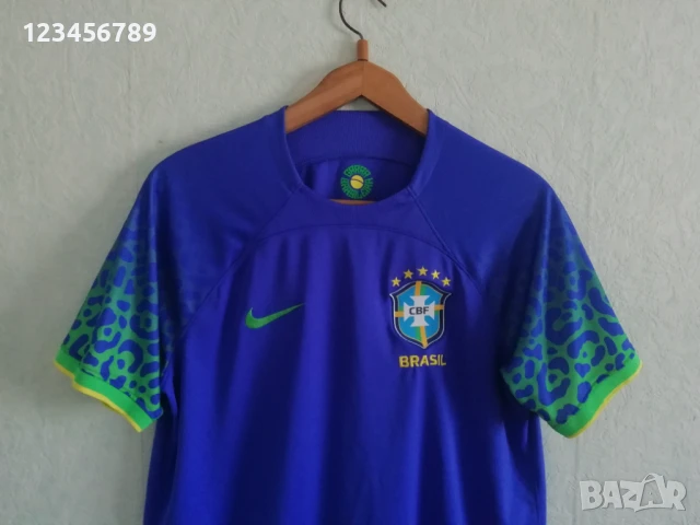 Brazil Nike нова оригинална тениска фланелка футболна Бразилия размер L, снимка 4 - Тениски - 51058572