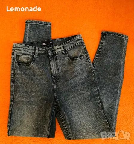 Дамски дънки с висока талия 36 размер