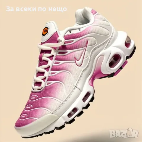 Nike Air Max TN Plus Дамски Маратонки👟Дамски Спортни Обувки Цвят Бяло и Розово Код VAL-66, снимка 3 - Маратонки - 56132879