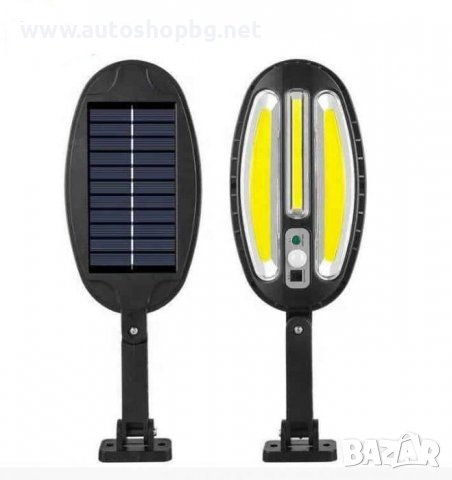 Соларна LED улична лампа 300 W ,HB8288A, овална, 138 LED COB, снимка 2 - Прожектори - 37541557