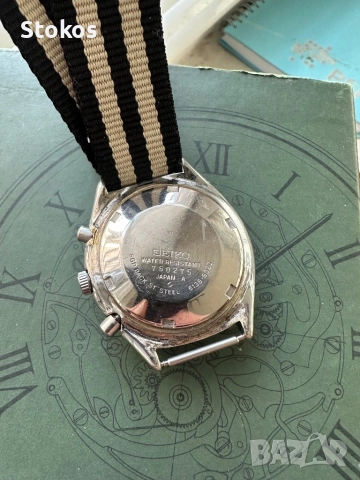 Seiko Panda chronograph 6138-8020, снимка 4 - Мъжки - 52942534