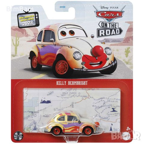 Оригинална количка Cars Kelly Beambright / Disney / Pixar, снимка 1 - Коли, камиони, мотори, писти - 42873016