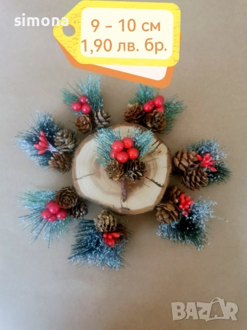 Материали за коледна декорация , снимка 10 - Декорация за дома - 52313787