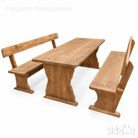 Баварски маси и пейки 
