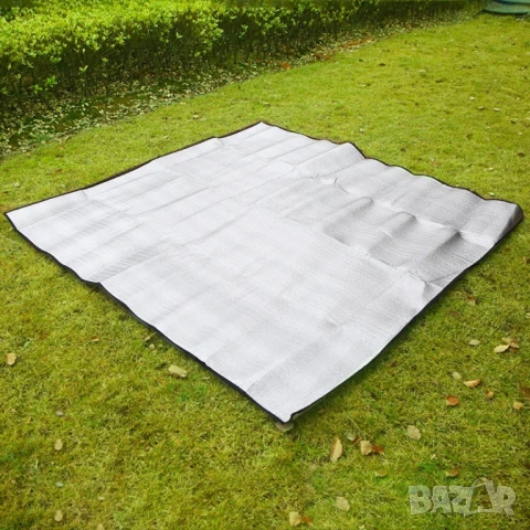 Постелка за къмпинг с двойно алуминиево покритие 