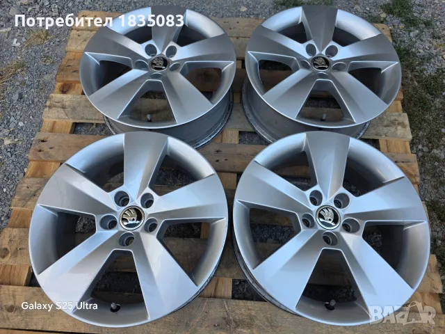 Лети джанти 16ки 5х100 Skoda, снимка 2 - Гуми и джанти - 55825741