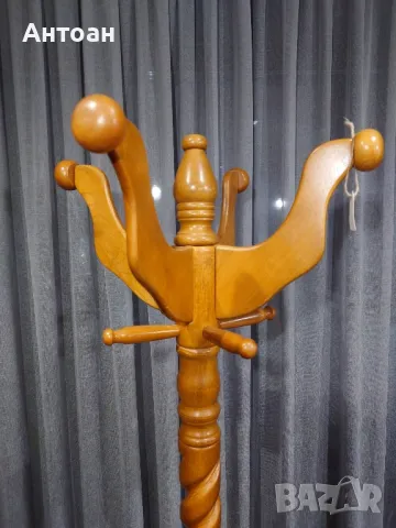 закачалка за дрехи - Бук масив , снимка 5 - Закачалки - 48552715