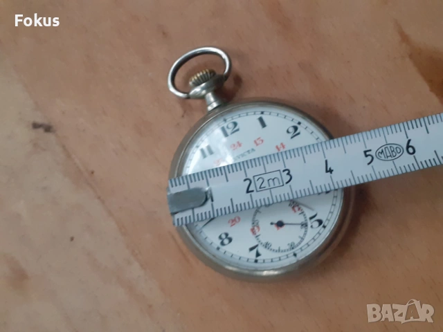 Invicta - Стар швейцарски джобен часовник, снимка 7 - Антикварни и старинни предмети - 53273783