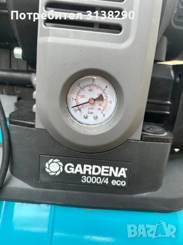 Хидрофорна помпа Gardena 3000/4 Eco, снимка 8 - Водни помпи - 52397936