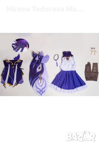 Genshin Impact Keqin  Cosplay косплей с перука S-M, снимка 6 - Комплекти - 36382783