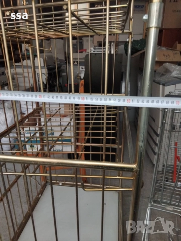 Транспортна складова количка поцинкована, снимка 6 - Друго търговско оборудване - 52653656
