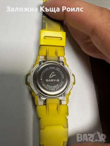 Дамски спортен часовник Casio Baby-G BG-169CH Жълт, снимка 4 - Дамски - 55739999