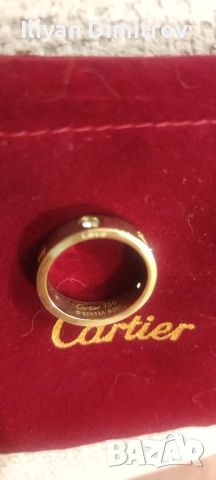 Пръстен Cartier Love ring 750, снимка 2 - Пръстени - 51547250