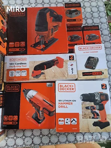 Black+Decker 18v акумулаторен комплект, снимка 3 - Винтоверти - 56168963