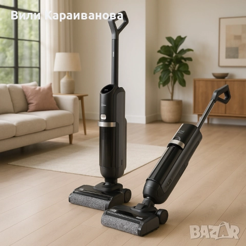Midea Vacuum Cleaner MX10EUBK – 2 в 1 безжична прахосмукачка и моп, снимка 2 - Прахосмукачки - 51678109