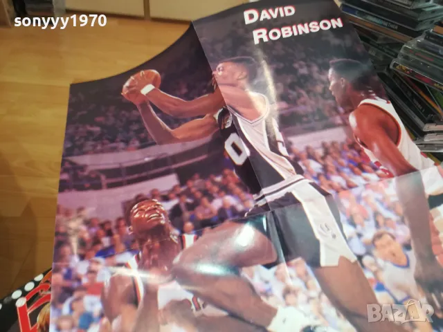 БУБА БАСКЕТБОЛ+ПЛАКАТ ДЕЙВИД РОБИНСОН-ДЕК.95Г 3004251853, снимка 12 - Колекции - 50099622