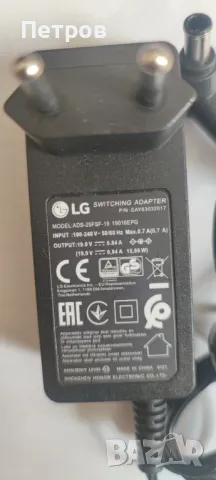 Адаптер LG 19V  0.84A, снимка 2 - Телевизори - 45264250