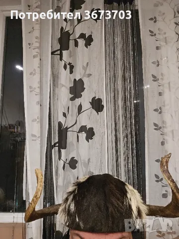 Каска за мотор с муфлонски рога, снимка 6 - Аксесоари и консумативи - 48329464