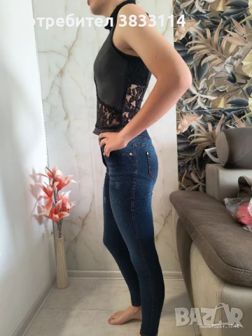 Дамски клин - дънки, снимка 5 - Панталони - 45155569