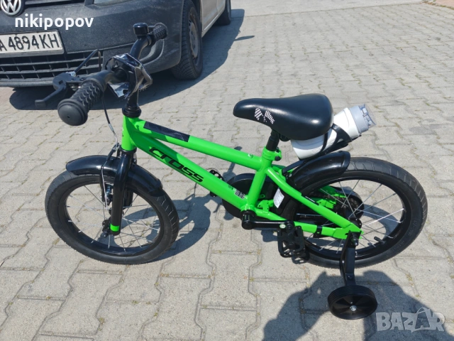 CROSS Велосипед 14" PATROL зелен, снимка 8 - Велосипеди - 54357502