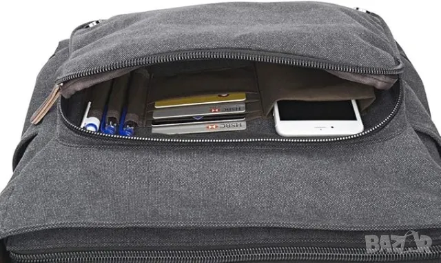 Първокласна чанта за лаптоп 15,6 инча Ruschen Vintage, снимка 3 - Чанти - 47660248