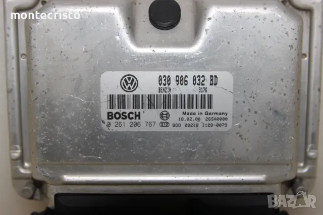Моторен компютър VW Polo 6N2 (1999-2001г.) 030906032BD / 030 906 032 BD / 0261206767 / 0 261 206 767, снимка 2 - Части - 49348502
