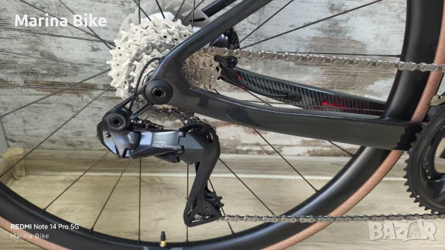 НОВ карбонов шосеен велосипед Argon 18 Sum Pro Ultegra Di2 Velomann Palladium | XXS, снимка 5 - Велосипеди - 55928552