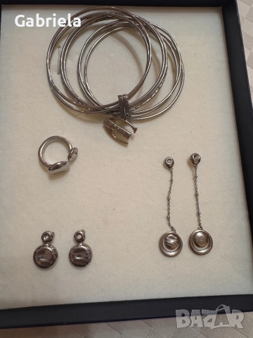 Сребърни бижута на Just Cavalli, снимка 5 - Колиета, медальони, синджири - 53331274