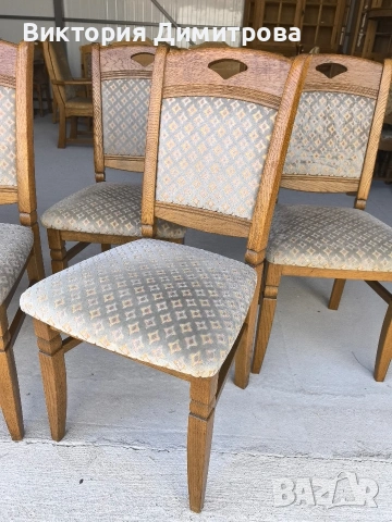 Комплект от 6 трапезни стола (01-146 ) , снимка 2 - Столове - 54315237