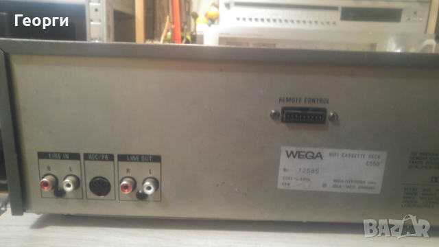 Продавам WEGA C550 аналог на Sony TC-K61, снимка 7 - Декове - 44517031