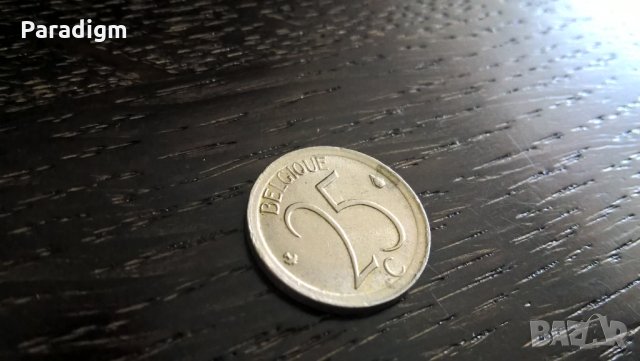 Монета - Белгия - 25 цента | 1970г.