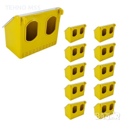 Хранилка за гълъби с 1/2/3 отделения комплект от 10 броя, снимка 2 - За птици - 42809650