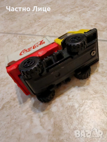 Супер Рядка Българска Соц Играчка Камион МИКРО "Кока Кола" на Завод Мир Разград, снимка 3 - Колекции - 54015220