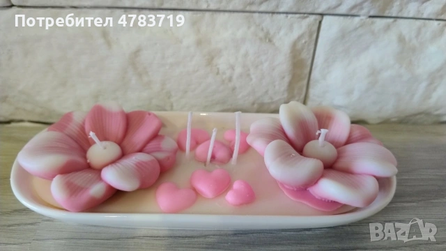 свещи от соев восък, снимка 2 - Декорация за дома - 54044147